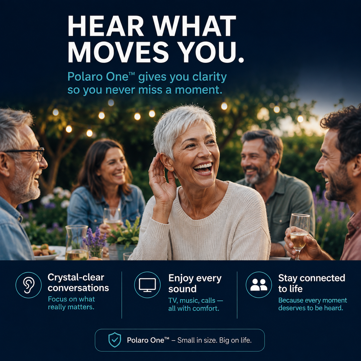 Polaro One - Hear every word instantly, invisibly