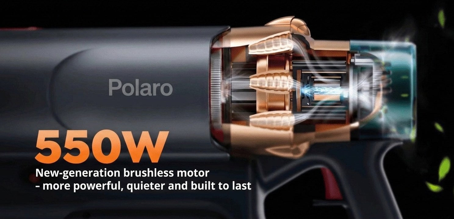 Polaro self-standing cordless vacuum